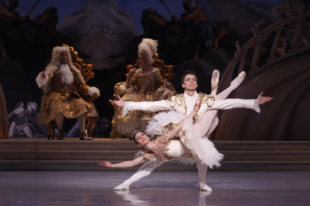 Lana Jones & Kevin Jackson in The Sleeping Beauty. Photo: Jeff Busby.